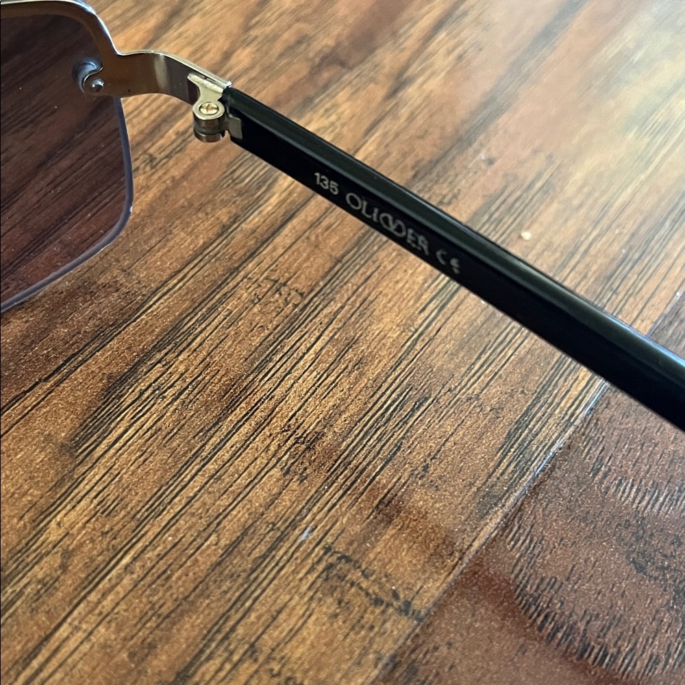 Oliver by Valentino Black and Silver Sunglasses - Picture 3 of 5